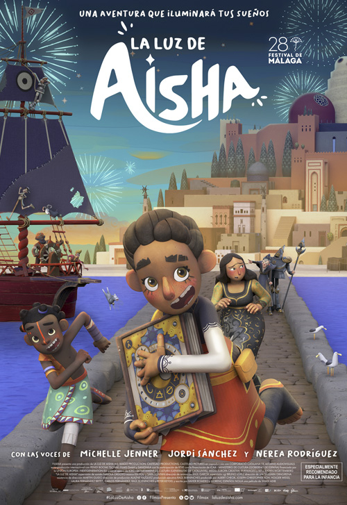 Cartel de La luz de Aisha