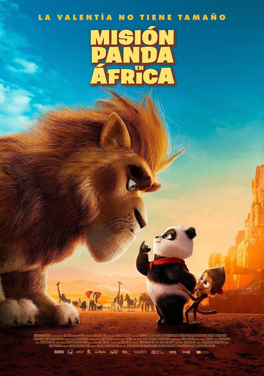 Cartel de Misión Panda en África